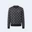 루이비통 다미에 라운드넥 울 스웨터 1AFWHY