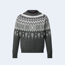 루이비통 엠벨리시드 울 캐시미어 블렌드 풀오버 니트 1AGJUQ