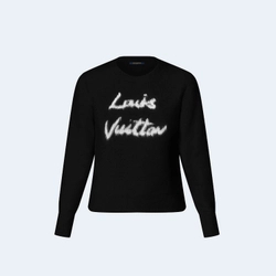 루이비통 브러시드 니트 풀오버 블랙 1AGHCS