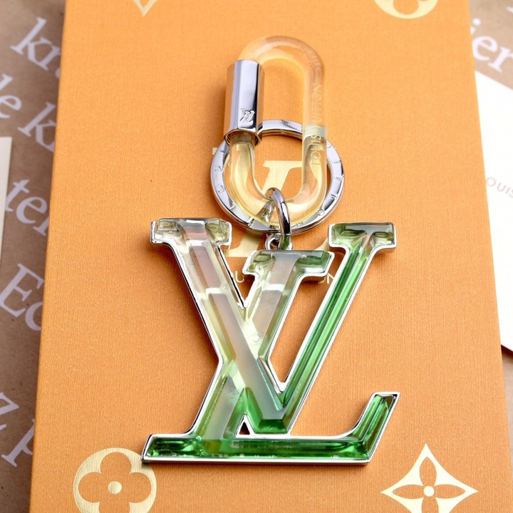 루이비통 크리스탈 LV 로고 키홀더