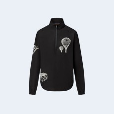 루이비통 엠브로이드 테크니컬 코튼 티셔츠