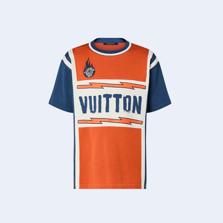 루이비통 반소매 코튼 티셔츠 1AFANQ