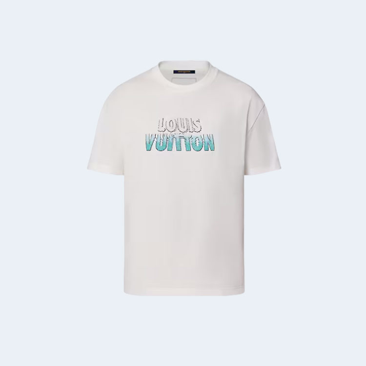 루이비통 엠브로이더드 비즈 코튼 티셔츠 1ABJMV