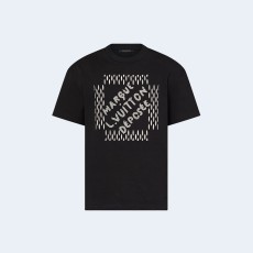 루이비통 엠브로이더드 시그니처 코튼 티셔츠 1AFJFH