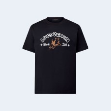 루이비통 엠브로이더드 코튼 티셔츠 1AFQ67