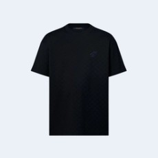 루이비통 다미에 코튼 피케 티셔츠 1AFRAK