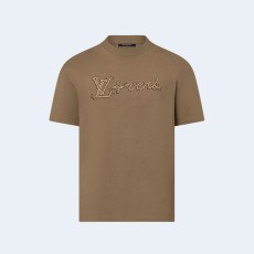 루이비통 엠브로이더드 시그니처 코튼 티셔츠 1AFXP3