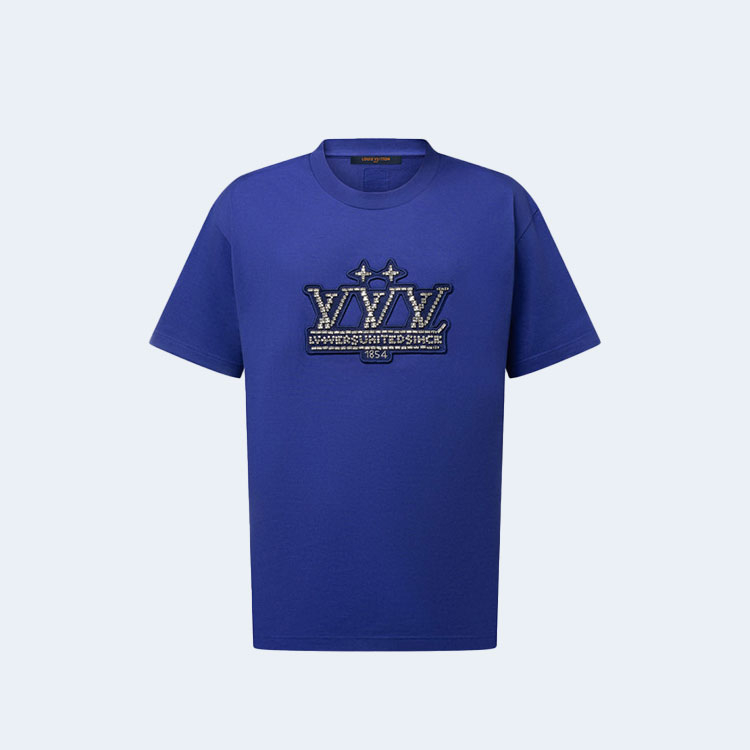 루이비통 엠벨리시드 코튼 티셔츠