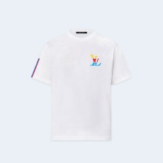 루이비통 그래픽 코튼 티셔츠 1AFVUV