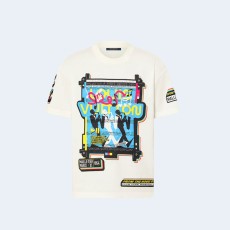 루이비통 재즈 플라이어 쇼트 슬리브 티셔츠 1AATZG