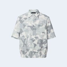 루이비통 코튼 블렌드 숏 슬리브 셔츠 1AFAVP