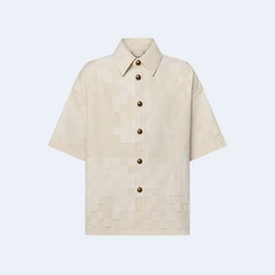 루이비통 다미에 반소매 데님 셔츠 1AFQZN