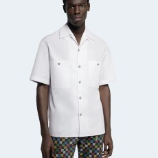 루이비통 시그니처 숏슬리브 코튼 셔츠