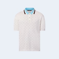루이비통 모노그램 포인텔 숏 슬리브 코튼 폴로 셔츠 1AFPYC