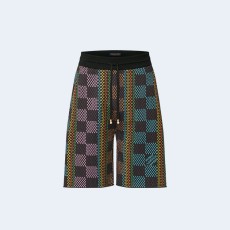 루이비통 2024 다미에 코튼 니트 쇼츠 1AFQRM