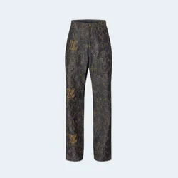 루이비통 엠브로이더드 데님 팬츠