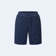 루이비통 다미에 프렌치 테리 코튼 블렌드 쇼츠 1AGIM7