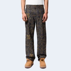 루이비통 엠브로이더드 데님 팬츠 1AFX92