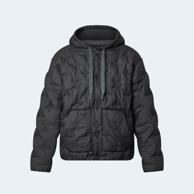 루이비통 모노그램 퀼티드 후디드 블루종 1AB5FP