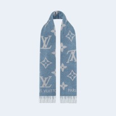 루이비통 레이캬비크 데님 블루 스카프
