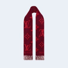 루이비통 레이캬비크 쎄리즈 레드 스카프