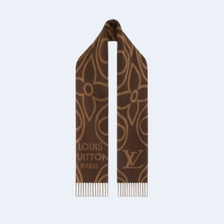루이비통 인 블룸 브라운 스카프