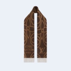 루이비통 인 블룸 브라운 스카프