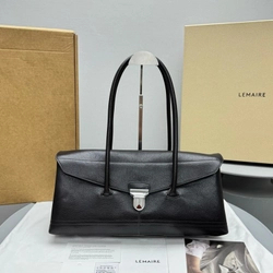 르메르 기어 카프스킨 숄더 다크 브라운