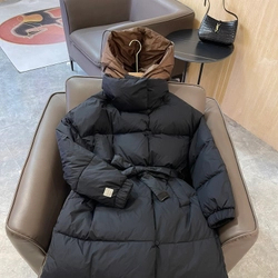 막스마라 다운 롱패딩 더블 재킷