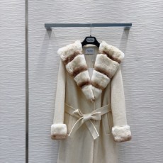 막스마라  100%캐시미어 밍크 코트