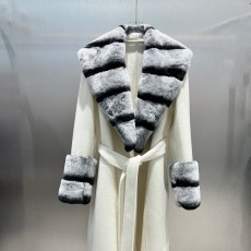 막스마라  100%캐시미어 밍크 코트