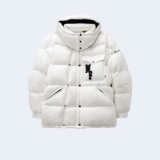 몽클레어 피그먼트 앤서미오크 숏다운 화이트