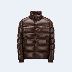몽클레어 룰 쇼트 다운 재킷 브라운