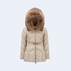 몽클레어 로리어트 쇼트 다운 자켓 베이지