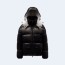 몽클레어 아바예 쇼트 다운 자켓 블랙