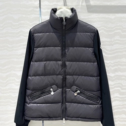 몽클레어 울 니트 다운 블랙