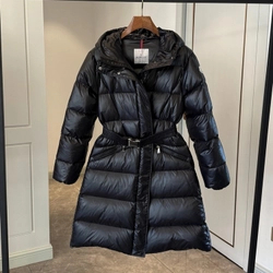 몽클레어 벨뷰 롱패딩 블랙