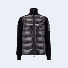 몽클레어 니트 패딩 자켓 블랙