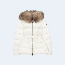 몽클레어 BOED 화이트 퍼후드 패딩 자켓