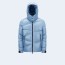 몽클레어 파우더 블루 쇼트 다운 자켓