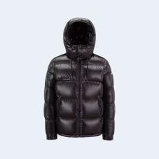 몽클레어 프레그먼트 쇼트 다운 재킷 블랙