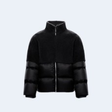 몽클레어 X 릭 오웬스 코요테 블랙 퀄팅 쉘 자켓