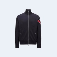 몽클레어 집업 스웨트셔츠