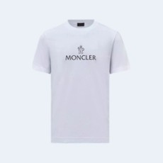 몽클레어 로고 반팔 티셔츠 화이트