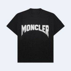 몽클레어 컬리지 반팔 티셔츠 블랙