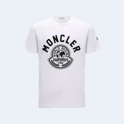 몽클레어 프린트 모티프 티셔츠 화이트