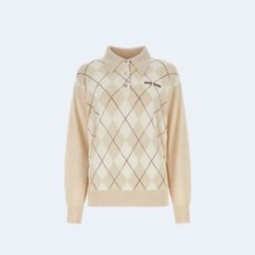 미우미우 캐시미어 니트 폴로 셔츠