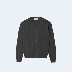 미우미우 캐시미어 니트 그레이 가디건