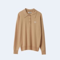 미우미우 캐시미어 니트 폴로 셔츠