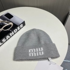 미우미우 울 비니 그레이